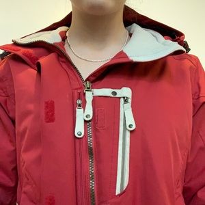 Nils red winter jacket